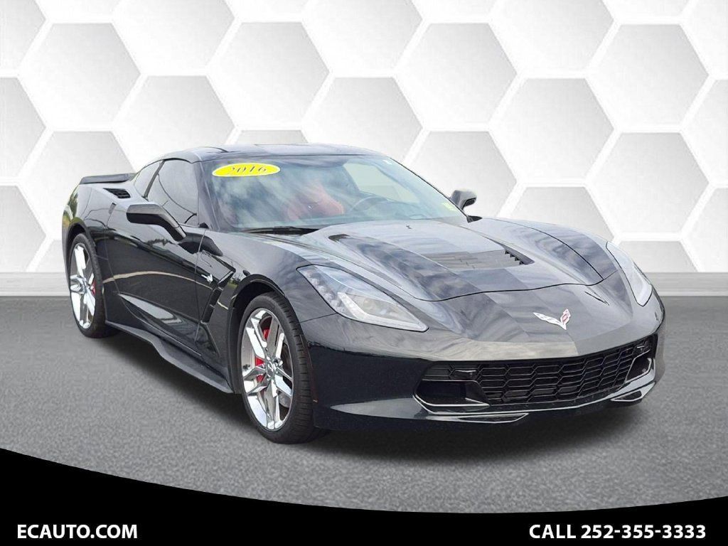 Used 2016 Chevrolet Corvette Stingray Coupe w/ 2LT Preferred Equipment Group RWD image 1
