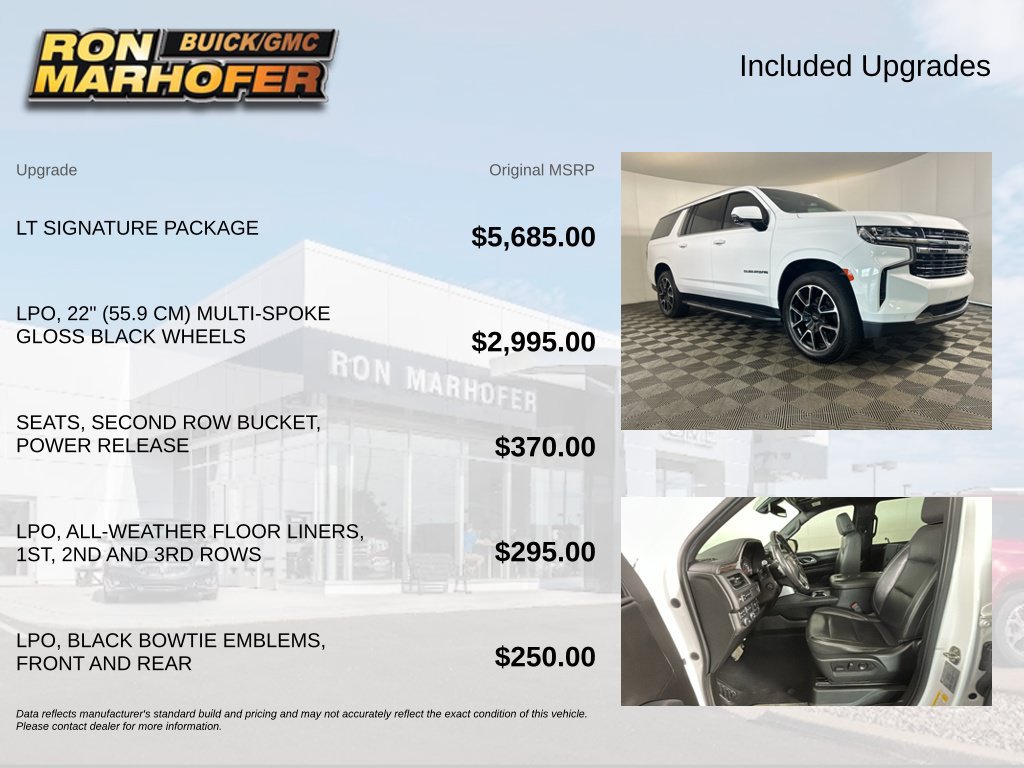 Used 2021 Chevrolet Suburban LT w/ LT Signature Package AWD/4WD image 6