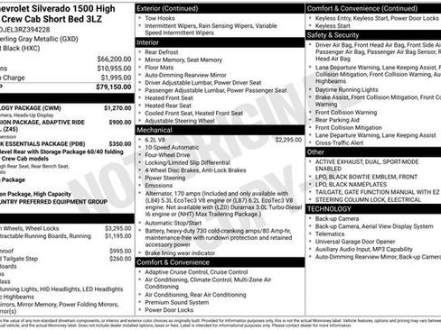 Used 2024 Chevrolet Silverado 1500 High Country w/ Technology Package AWD/4WD image 7