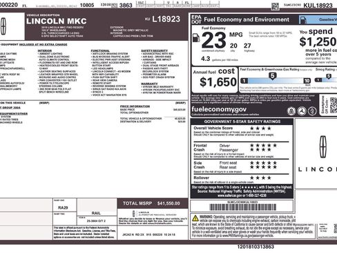 Used 2019 Lincoln MKC Reserve image 2