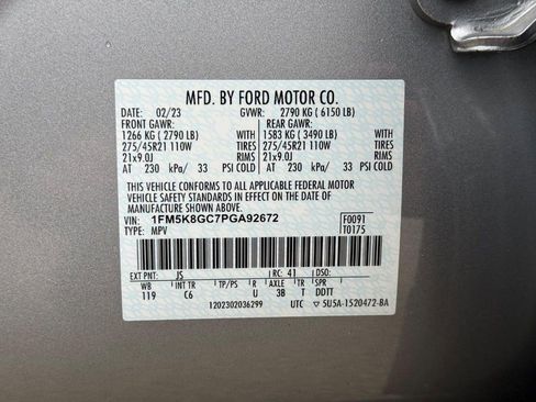 Used 2023 Ford Explorer ST w/ Equipment Group 401A AWD/4WD image 30