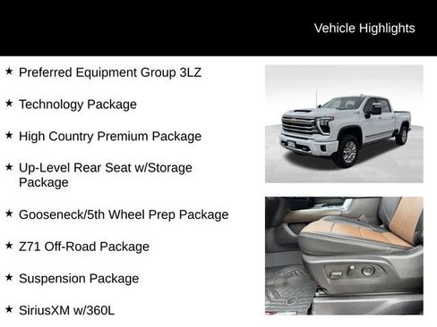 Used 2024 Chevrolet Silverado 2500 High Country w/ High Country Premium Package AWD/4WD image 8