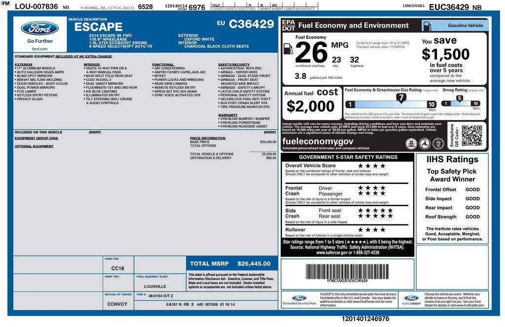 Used 2014 Ford Escape SE FWD image 33