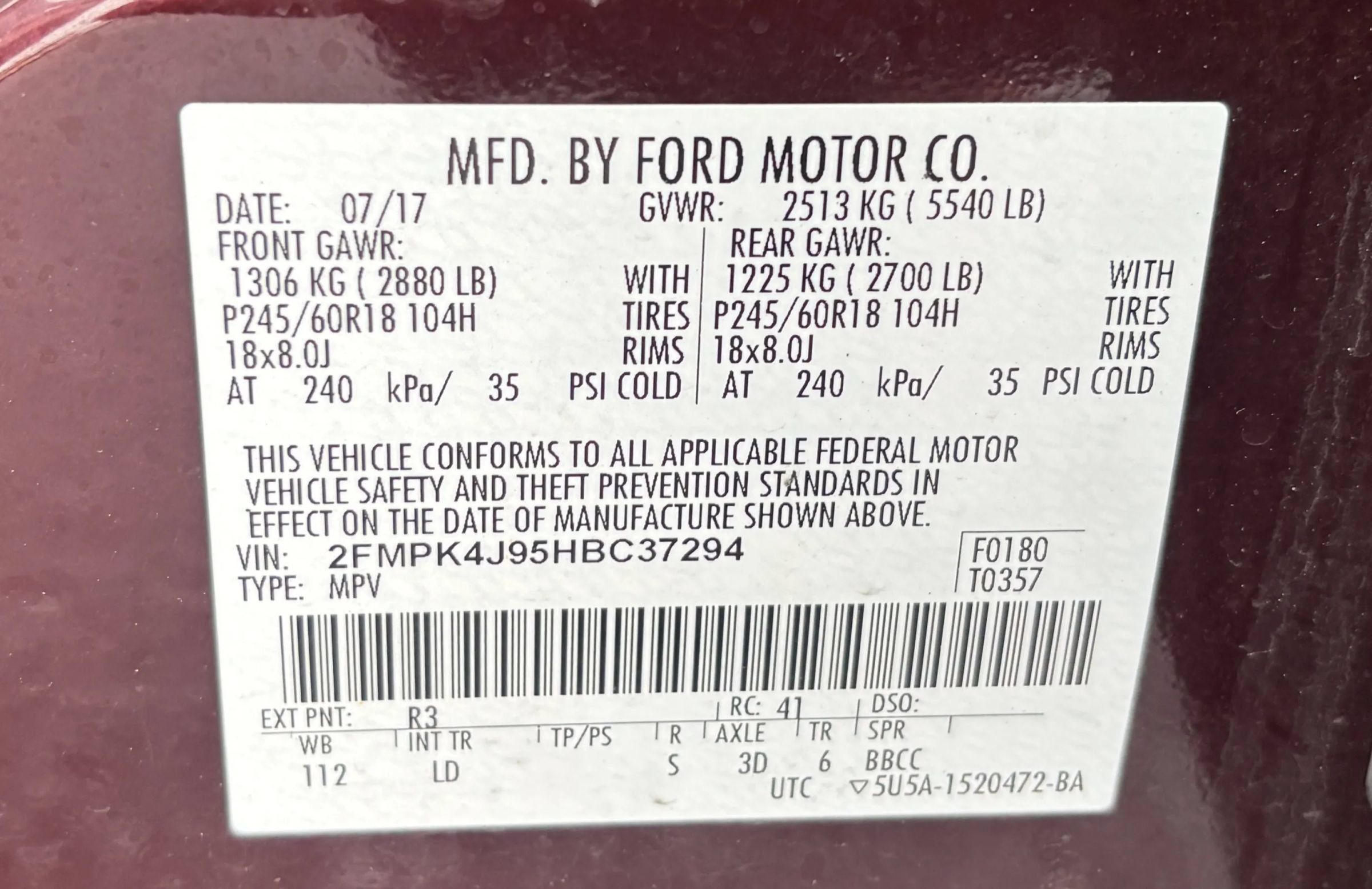 Used 2017 Ford Edge SEL w/ Equipment Group 201A AWD/4WD image 13