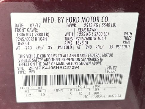Used 2017 Ford Edge SEL w/ Equipment Group 201A AWD/4WD image 13