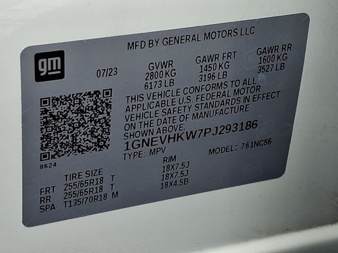 Certified 2023 Chevrolet Traverse LT AWD/4WD image 29