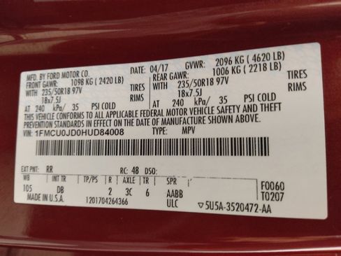 Used 2017 Ford Escape Titanium w/ Equipment Group 301A FWD image 33