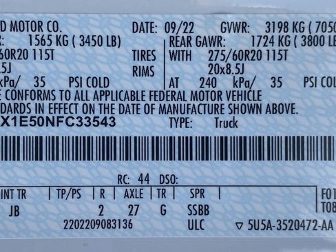 Used 2022 Ford F150 XL w/ STX Appearance Package image 38