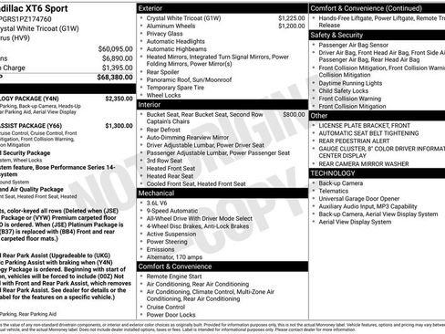 Used 2023 Cadillac XT6 Sport w/ Technology Package image 4