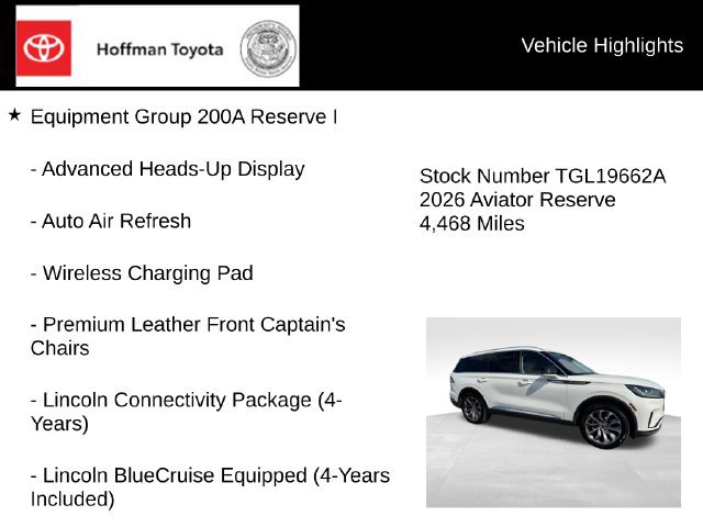 Used 2026 Lincoln Aviator Reserve w/ Illumination Package AWD/4WD image 5