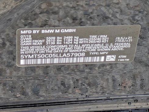 Used 2020 BMW X3 M w/ Executive Package image 15