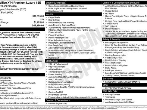 Used 2023 Cadillac XT4 Premium Luxury image 15