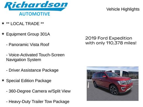 Used 2019 Ford Expedition Limited w/ Special Edition Package image 11