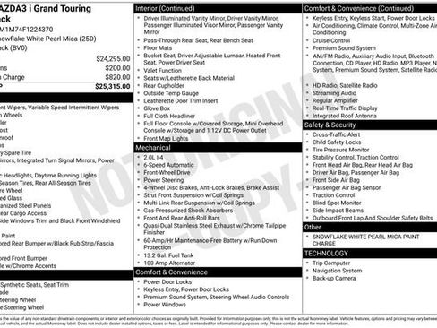 Used 2015 MAZDA MAZDA3 i Grand Touring image 37