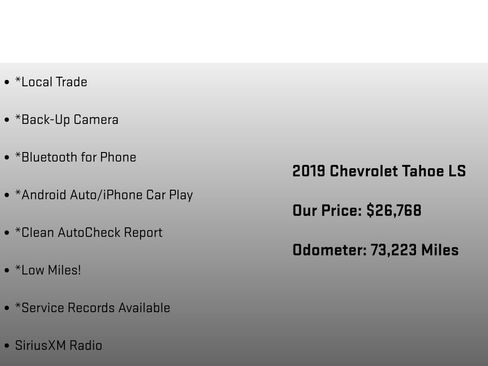 Used 2019 Chevrolet Tahoe LS AWD/4WD image 24