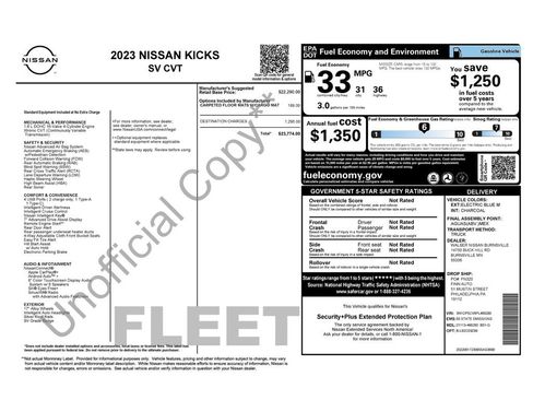 Used 2023 Nissan Kicks SV FWD image 2