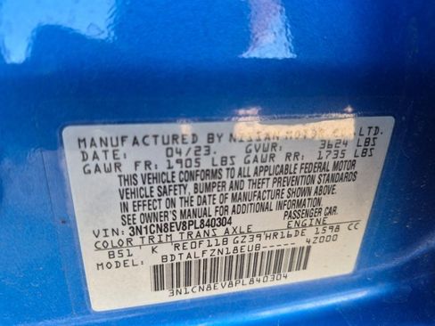 Used 2023 Nissan Versa SV FWD image 25