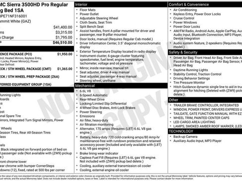 Used 2022 GMC Sierra 3500 Pro w/ Convenience Package image 30