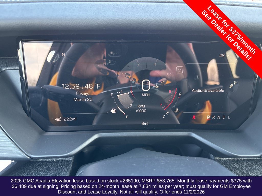 New 2026 GMC Acadia Elevation w/ Elevation Premium Package FWD image 34