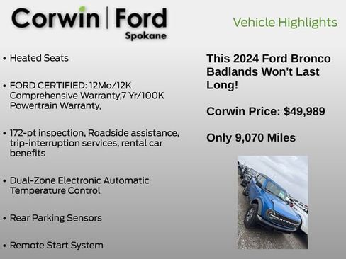 Used 2024 Ford Bronco Badlands image 5