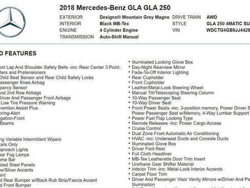 Used 2018 Mercedes-Benz GLA 250 4MATIC image 10