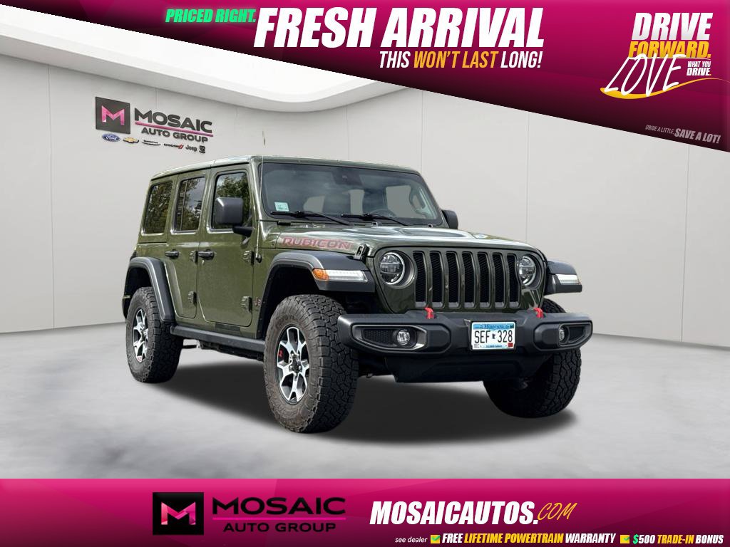 Used 2021 Jeep Wrangler Unlimited Rubicon w/ Dual Top Group AWD/4WD image 1