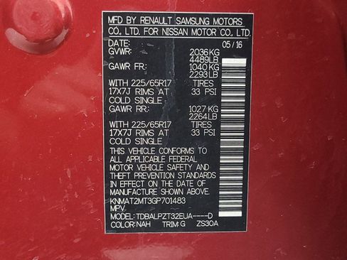 Used 2016 Nissan Rogue S FWD image 33