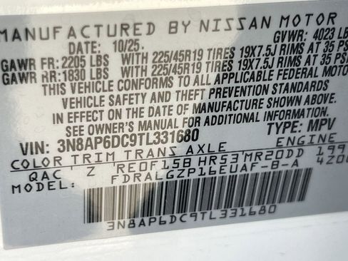 New 2026 Nissan Kicks SR w/ SR Premium Package FWD image 16