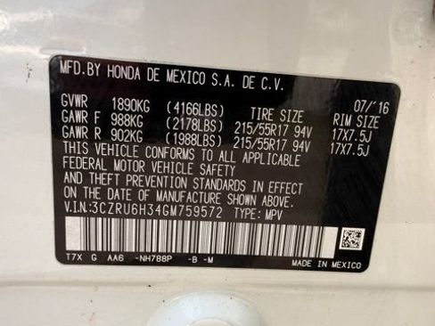 Used 2016 Honda HR-V LX image 37