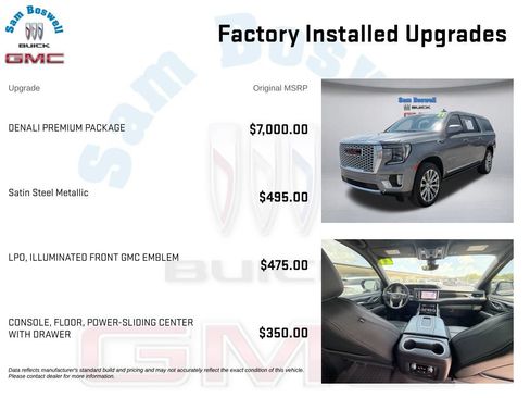 Certified 2021 GMC Yukon XL Denali w/ Denali Premium Package AWD/4WD image 4