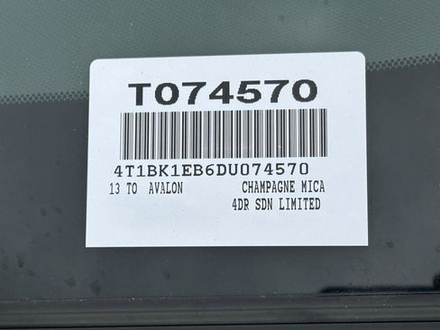 Used 2013 Toyota Avalon XLE Touring image 14