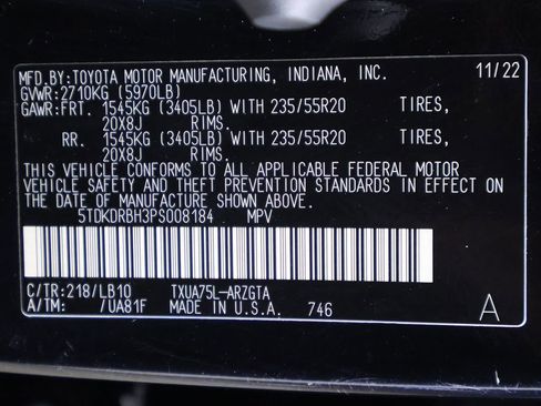 Used 2023 Toyota Highlander Limited AWD/4WD image 48