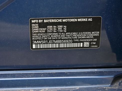 Used 2021 BMW 330i Sedan w/ Driving Assistance Package image 34