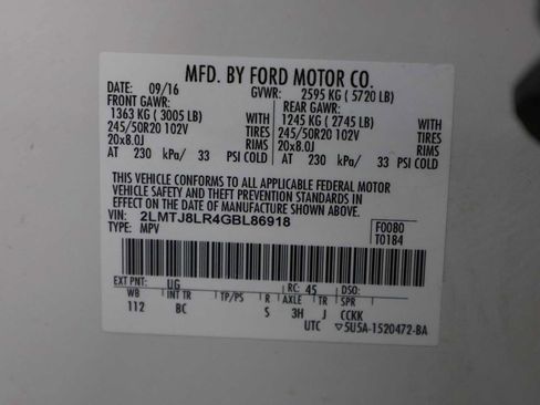 Used 2016 Lincoln MKX Reserve w/ Climate Package image 48