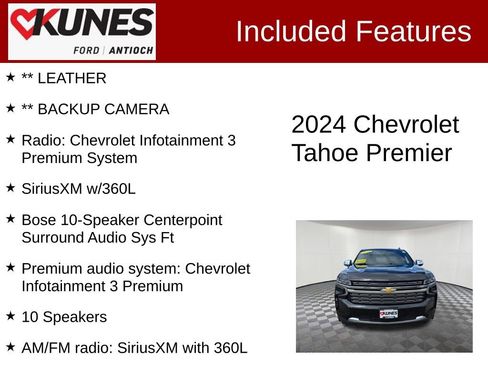 Used 2024 Chevrolet Tahoe Premier AWD/4WD image 3