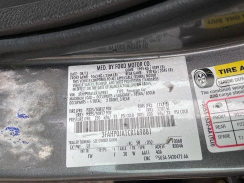 Used 2012 Ford Fusion SEL image 42