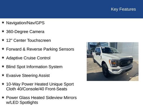 Certified 2023 Ford F150 XLT w/ Equipment Group 302A High image 34