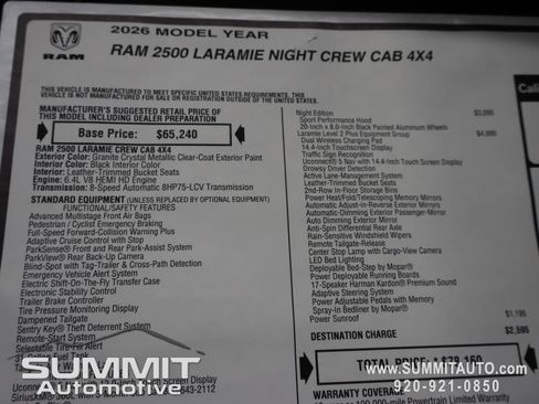 New 2026 RAM 2500 Laramie image 42