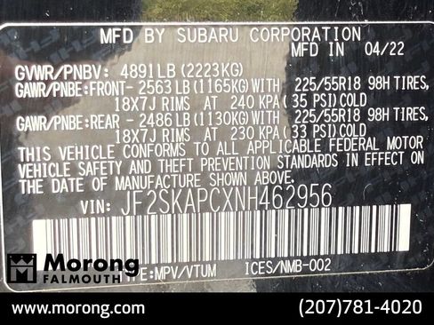 Used 2022 Subaru Forester Limited AWD/4WD image 50