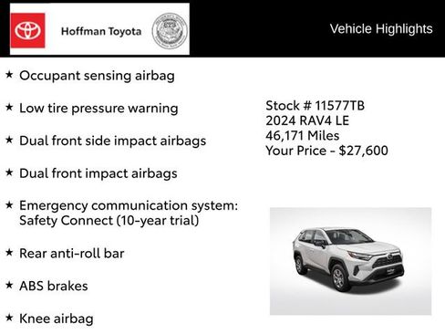 Used 2024 Toyota RAV4 LE AWD/4WD image 22
