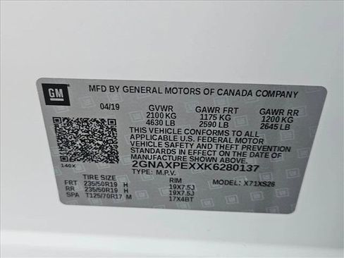 Used 2019 Chevrolet Equinox Premier FWD image 15
