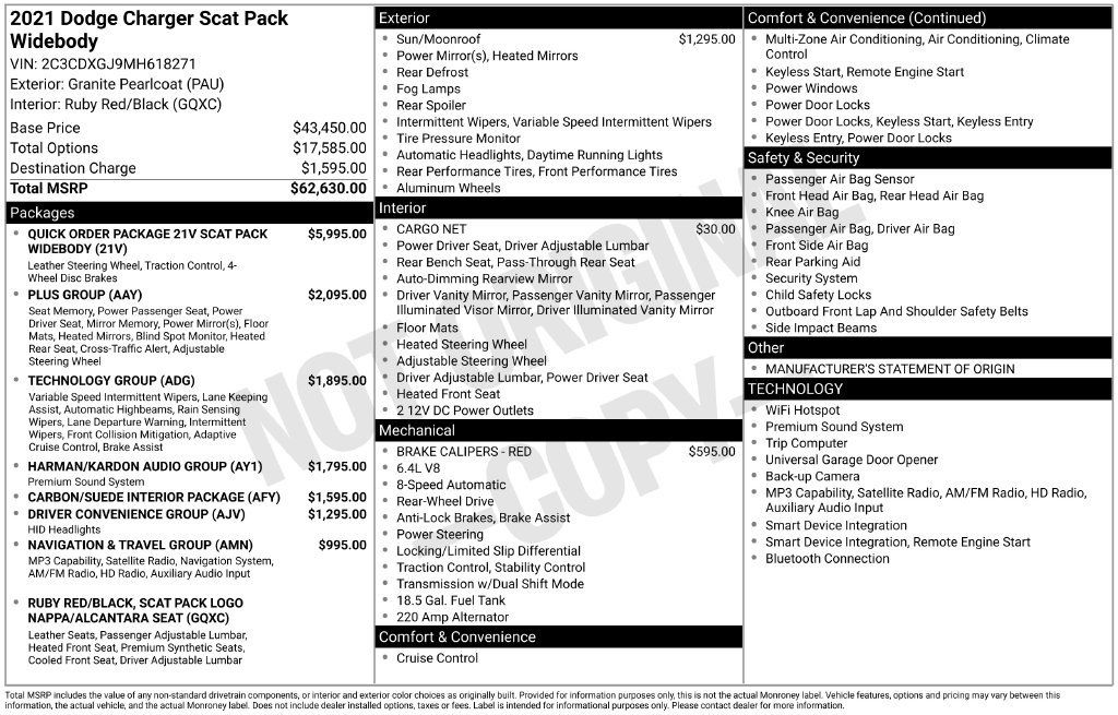 Used 2021 Dodge Charger Scat Pack RWD image 6