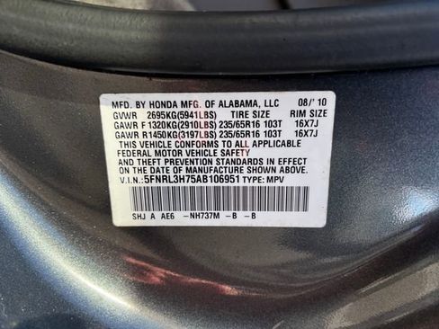 Used 2010 Honda Odyssey EX-L image 18