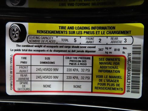 Used 2025 Lincoln Corsair Premiere w/ Jet Appearance Package image 68