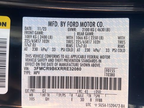 Certified 2024 Ford Bronco Sport Big Bend w/ Convenience Package AWD/4WD image 34