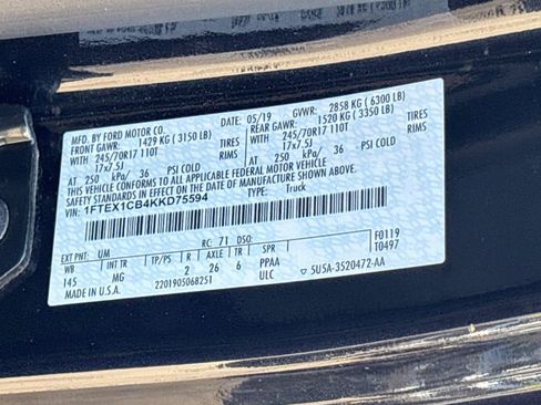Used 2019 Ford F150 XLT w/ Trailer Tow Package RWD image 29