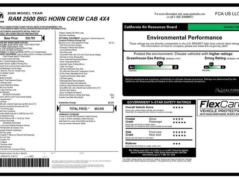 Used 2026 RAM 2500 Big Horn AWD/4WD image 4