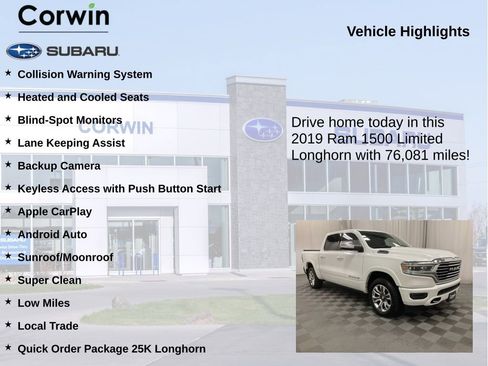Used 2019 RAM 1500 Limited AWD/4WD image 6