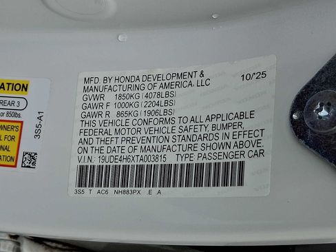 Certified 2026 Acura Integra A-Spec FWD image 27
