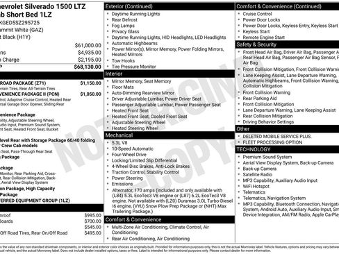 Used 2025 Chevrolet Silverado 1500 LTZ w/ Z71 Off-Road Package AWD/4WD image 46
